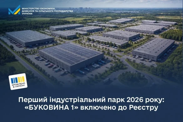 «БУКОВИНА 1» у Реєстрі індустріальних парків: як логістика біля кордону з ЄС підсилить переробку?