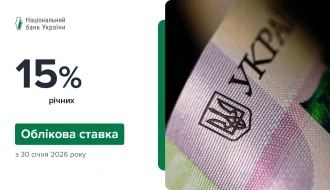 НБУ запускає цикл пом’якшення: облікова ставка з 30 січня знижується до 15% – що це означає для інфляції та кредитів?