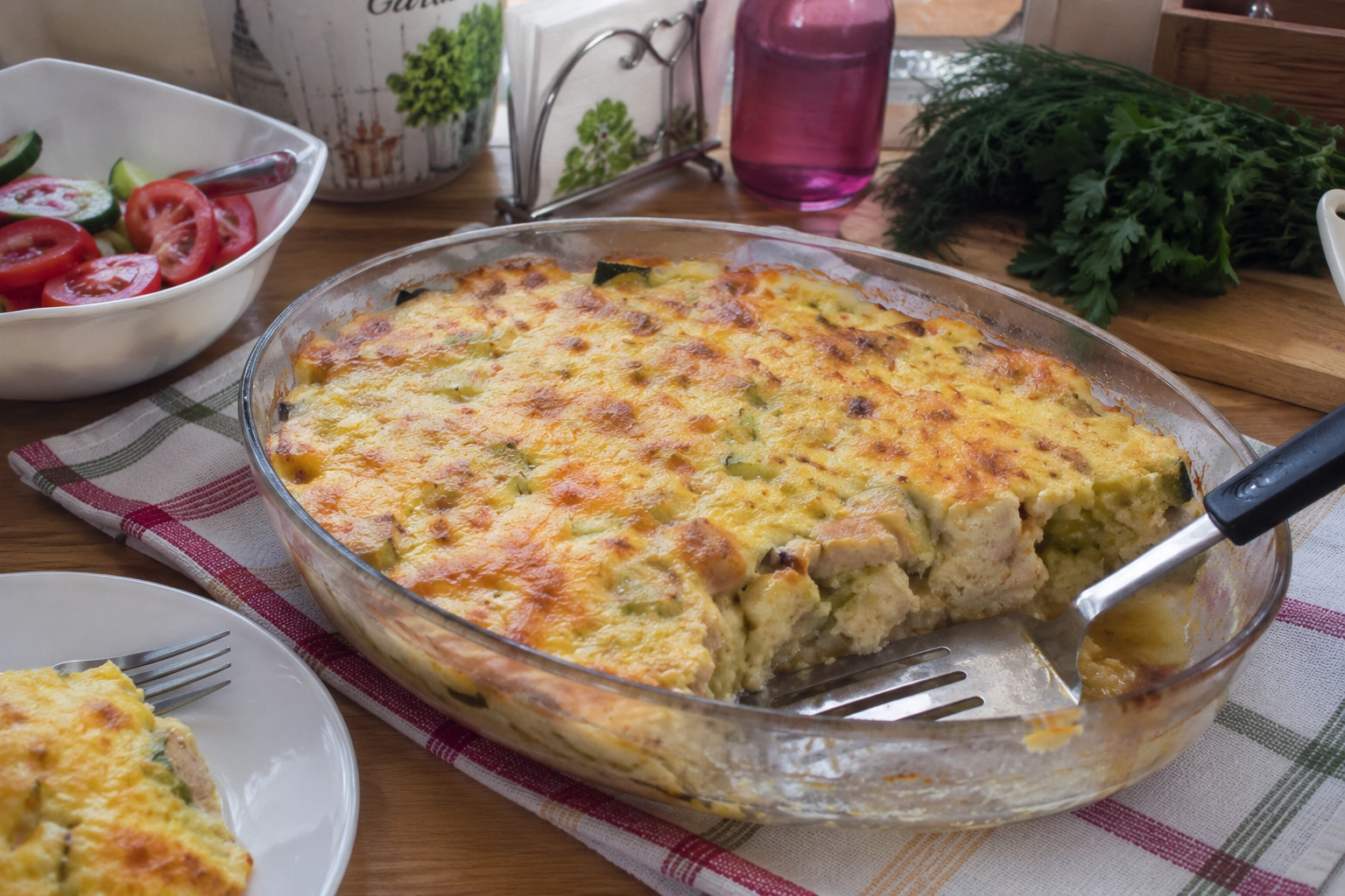 Як приготувати запіканку з кабачків і курки